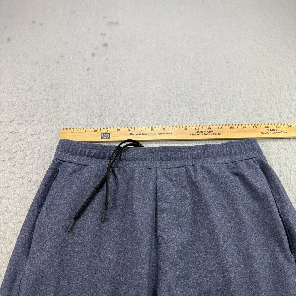 Public Rec Pants Mens 36x30 Blue Heather All Day Every Day Joggers Stretch Nylon